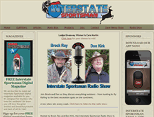 Tablet Screenshot of interstatesportsman.com